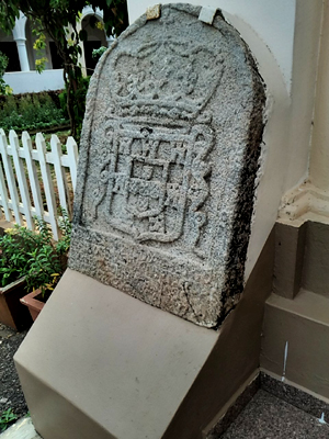 Rosario Church inscription